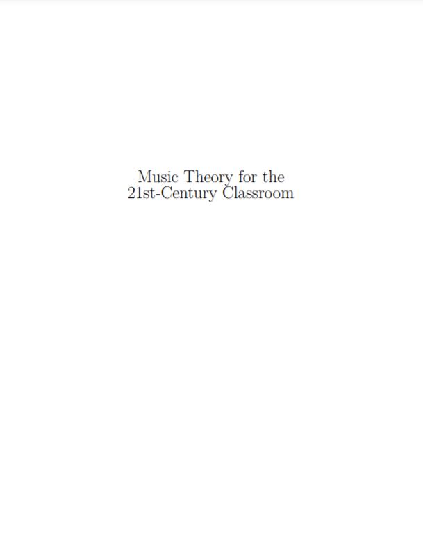 music theory for the 21st century classroom homework answers