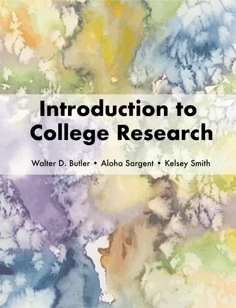 Introduction to College Research - Open Textbook Library