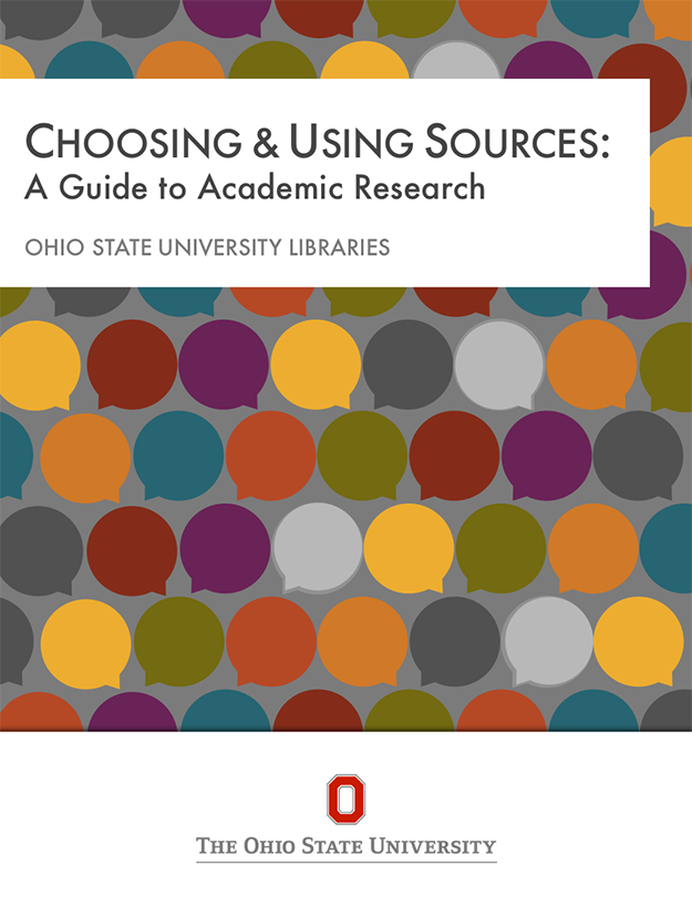 Read more about Choosing & Using Sources: A Guide to Academic Research