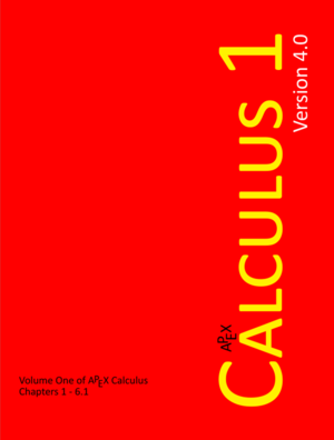 book cover - APEX Calculus