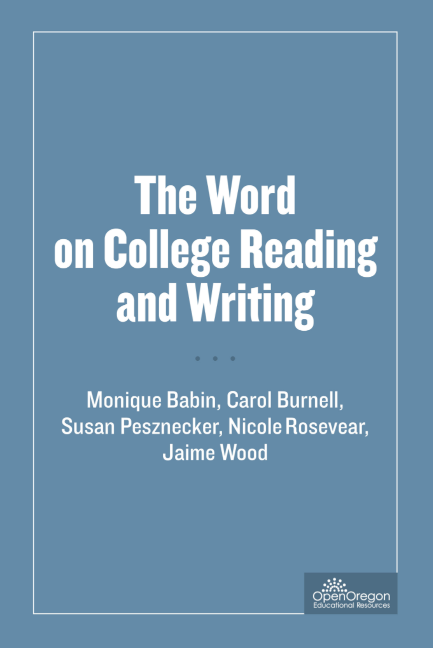 Read more about The Word on College Reading and Writing