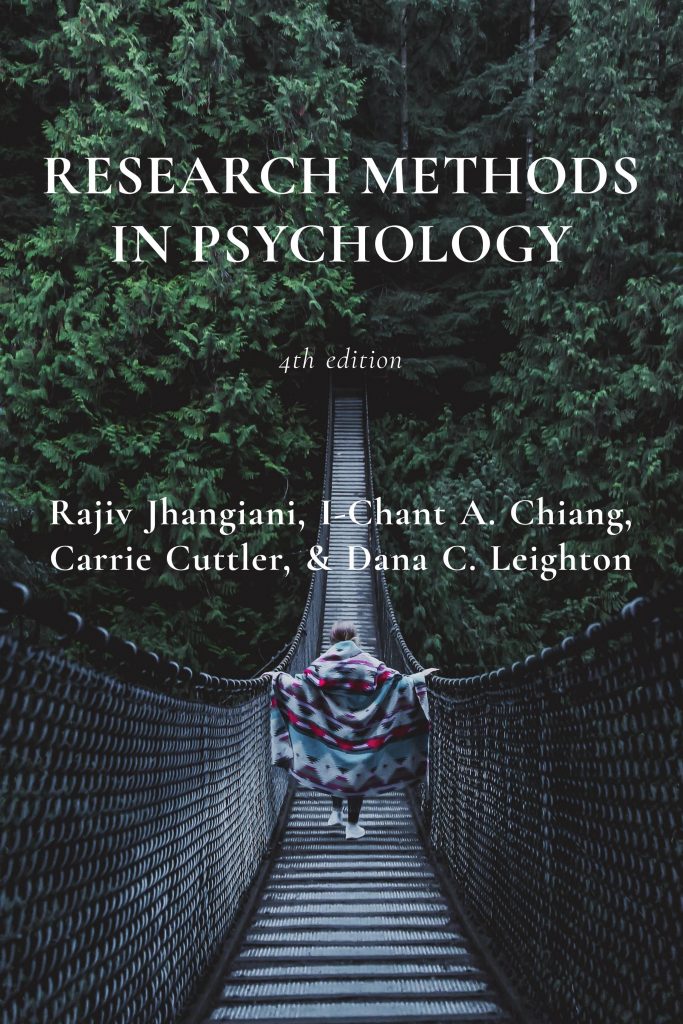 Research Methods In Psychology 4th American Edition Open Textbook 