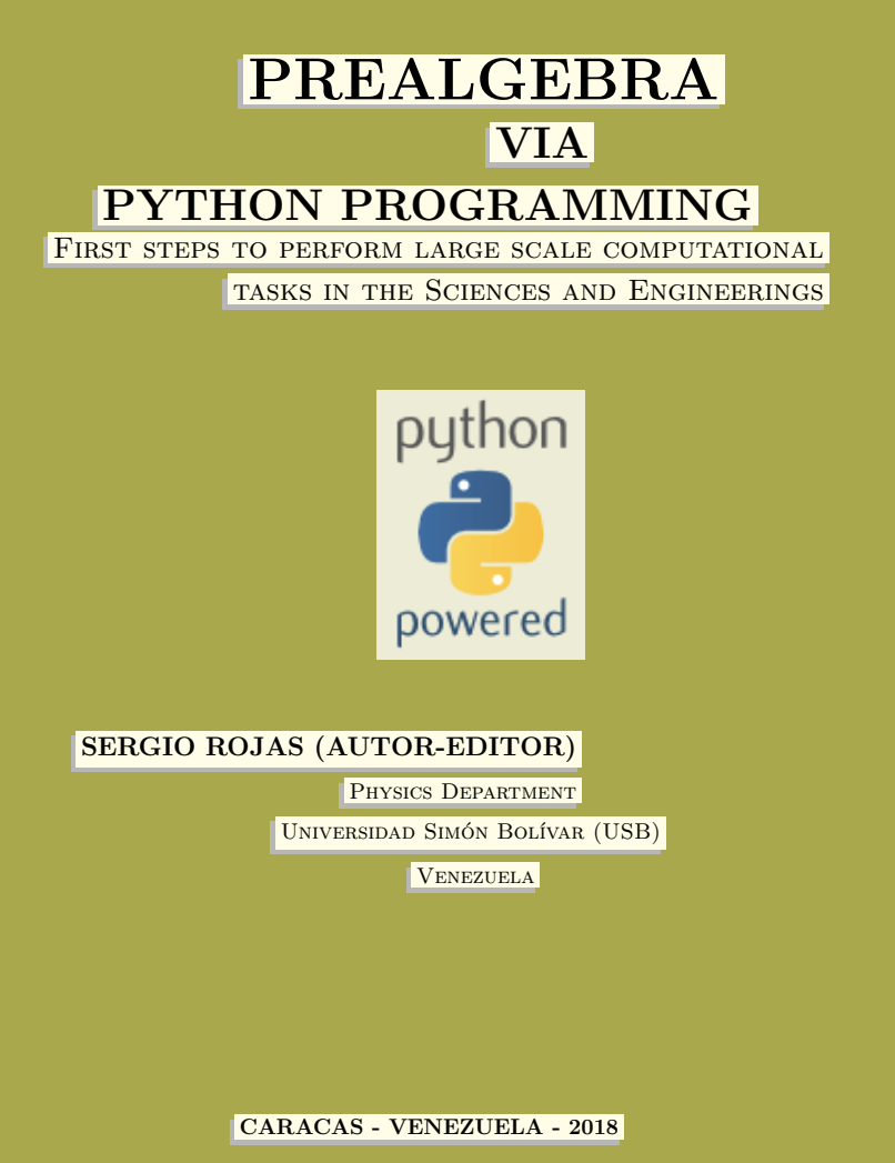 Prealgebra via Python Programming: First Steps to Perform Large Scale ...