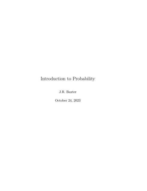 Read more about Introduction to Probability