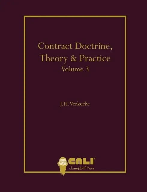 Read more about Contract Doctrine, Theory & Practice Volume 3