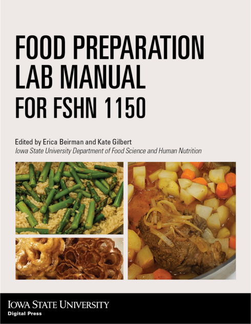 Food Preparation Lab Manual for FSHN 1150 cover image Read more about Food Preparation Lab Manual for FSHN 1150
