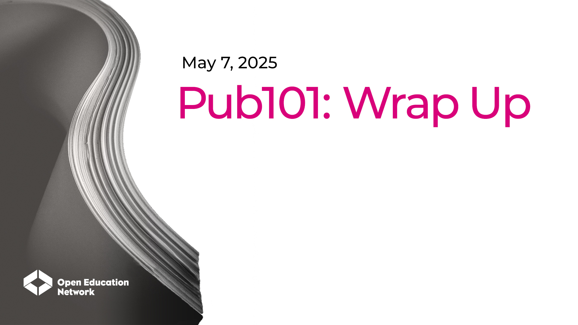 Image accompanying Pub101: Wrap Up 2025