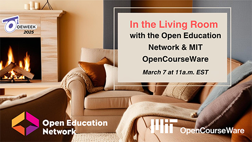 Image accompanying In the Living Room with Open Education Network & MIT OpenCourseWare