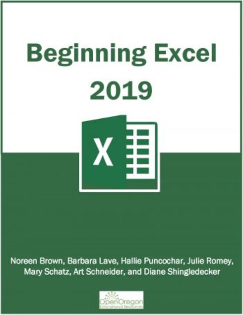 Beginning Excel 2019 Open Textbook Library