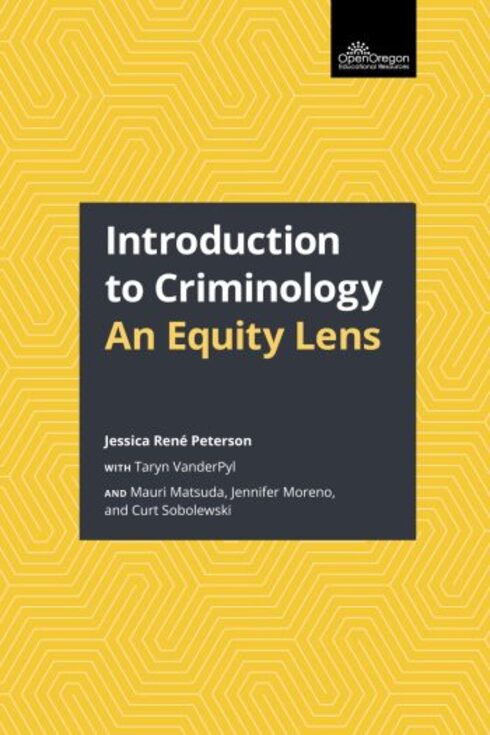 Introduction to Criminology: An Equity Lens cover image Read more about Introduction to Criminology: An Equity Lens