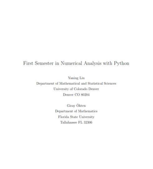 Read more about First Semester in Numerical Analysis with Python
