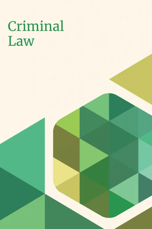 Read more about Introduction to Criminal Law