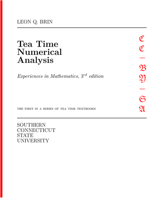 Read more about Tea Time Numerical Analysis