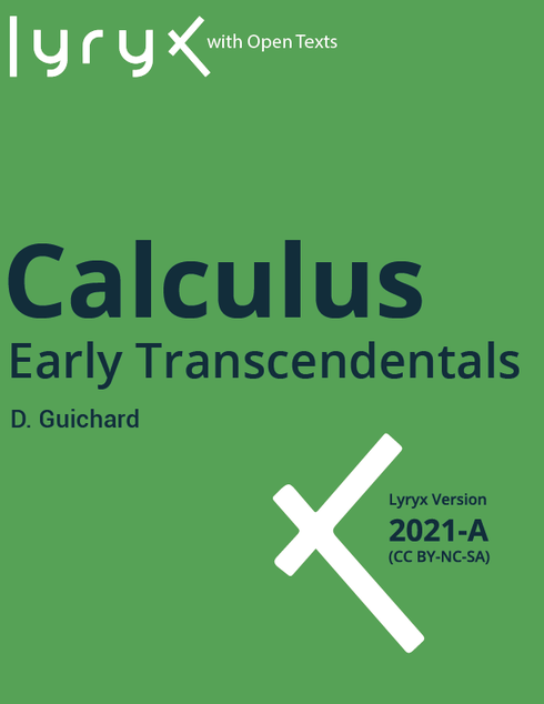 Calculus: Early Transcendentals - Open Textbook Library