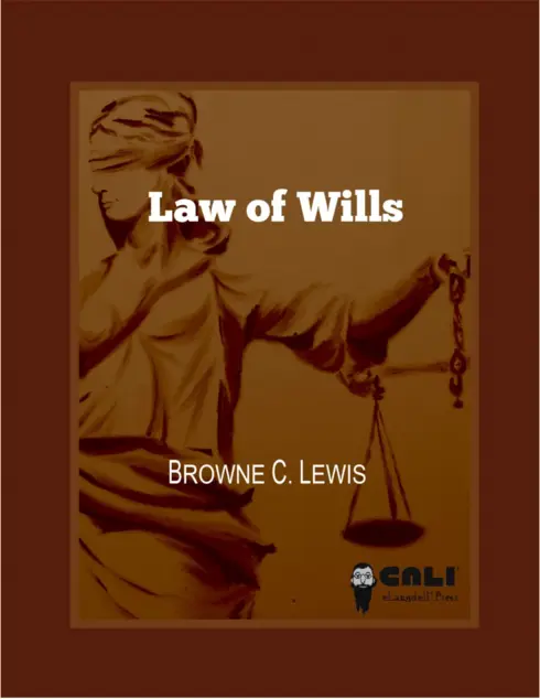Law of Wills cover image Read more about Law of Wills