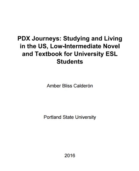 Read more about PDX Journeys: Studying and Living in the US, Low-Intermediate Novel and Textbook for University ESL Students