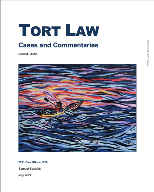 Tort Law: Cases and Commentaries - 2nd Edition cover image Read more about Tort Law: Cases and Commentaries - 2nd Edition