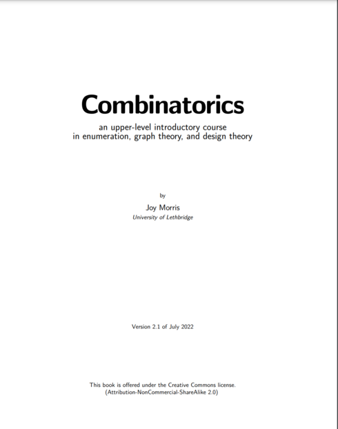 Read more about Combinatorics - Version 2.1