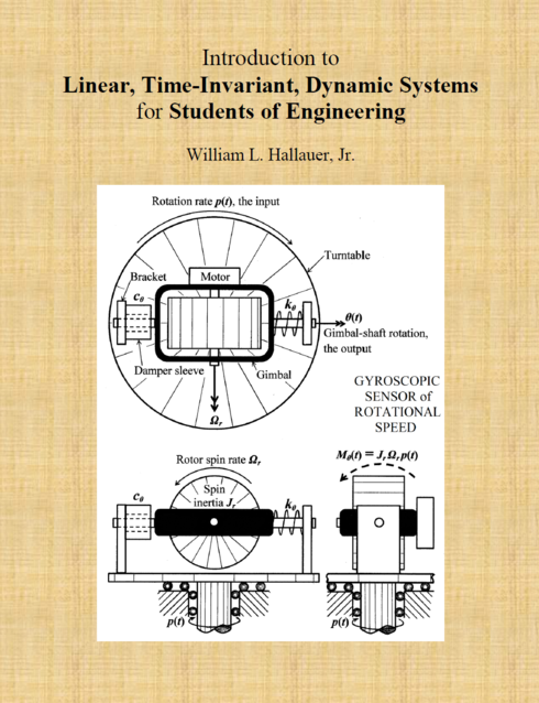 Read more about Introduction to Linear, Time-Invariant, Dynamic Systems for Students of Engineering