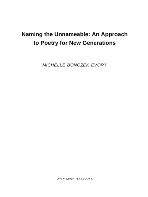 Read more about Naming the Unnameable: An Approach to Poetry for New Generations