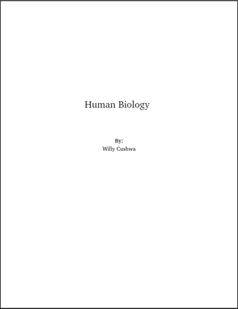 Read more about Human Biology