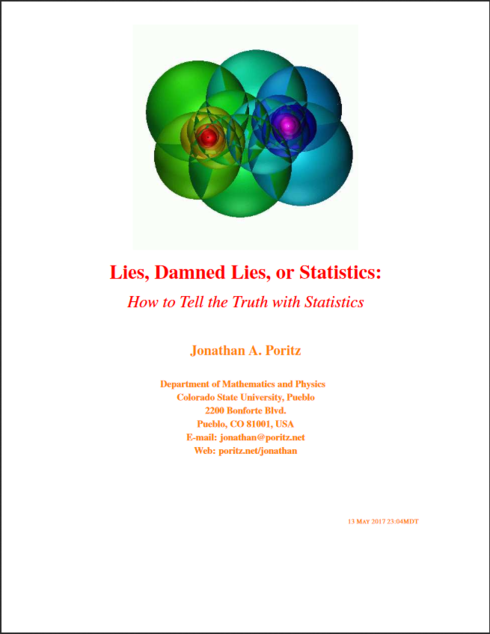 Read more about Lies, Damned Lies, or Statistics: How to Tell the Truth with Statistics