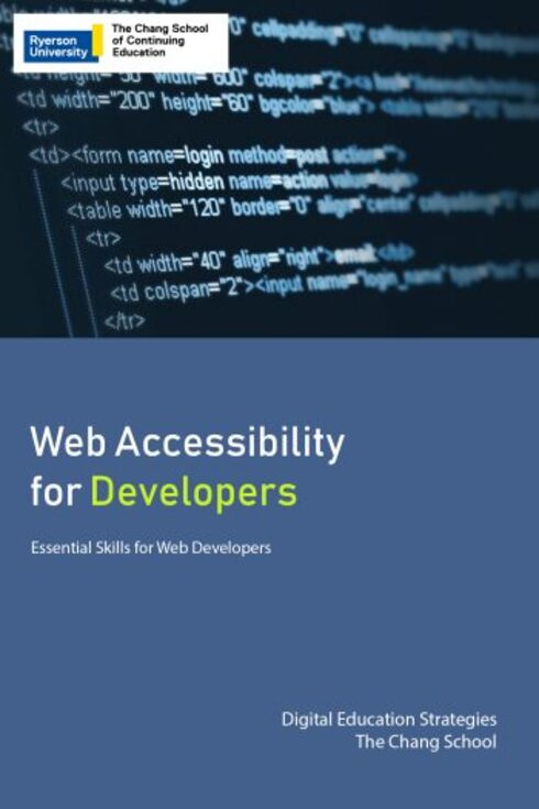 Read more about Web Accessibility for Developers