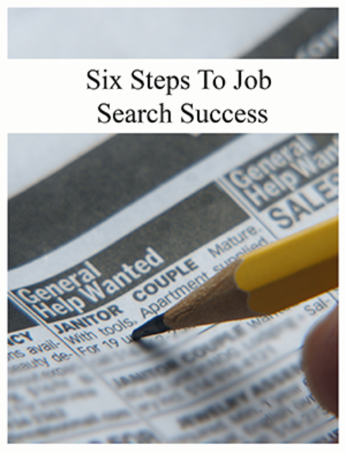 Six Steps To Job Search Success - Open Textbook Library