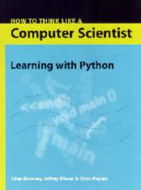 Computer　How　to　Textbook　Python　Learning　Open　Think　with　Like　a　Scientist:　Library