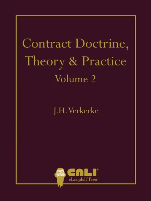 Read more about Contract Doctrine, Theory & Practice Volume 2