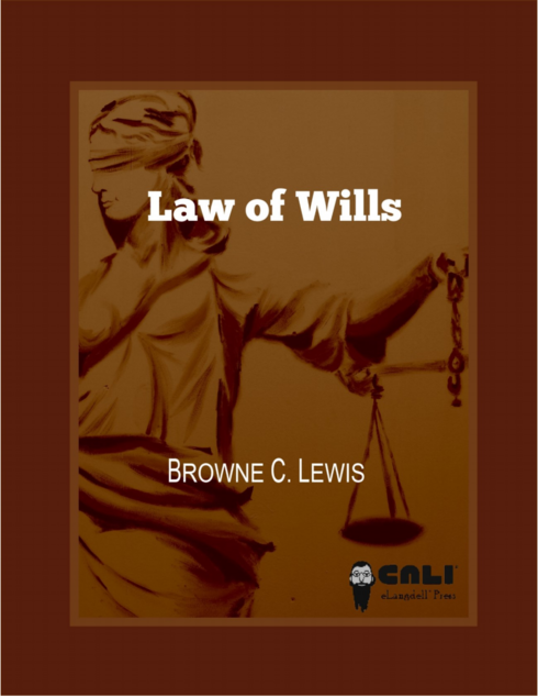 Law of Wills cover image Read more about Law of Wills