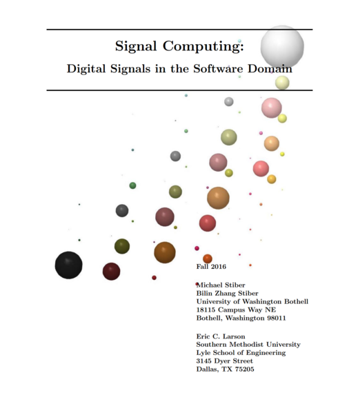 Read more about Signal Computing: Digital Signals in the Software Domain