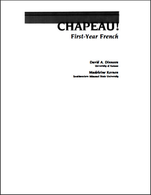 Read more about Chapeau! First-Year French