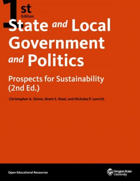 Read more about State and Local Government and Politics: Prospects for Sustainability - 2nd Edition