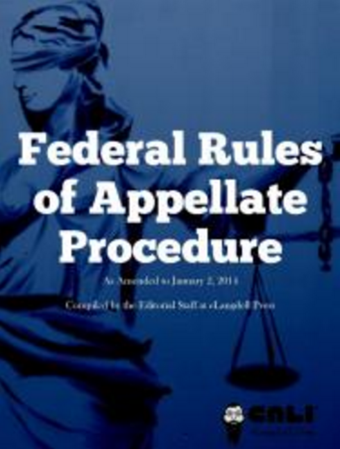Read more about Federal Rules of Appellate Procedure