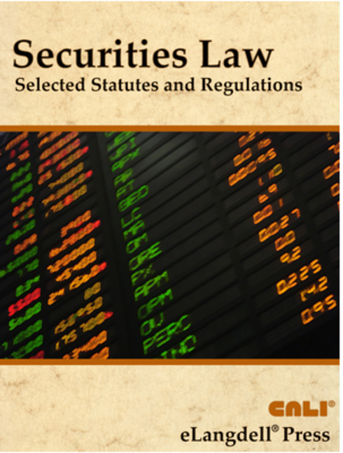 Read more about Securities Law: Selected Statutes and Regulations Volume 2